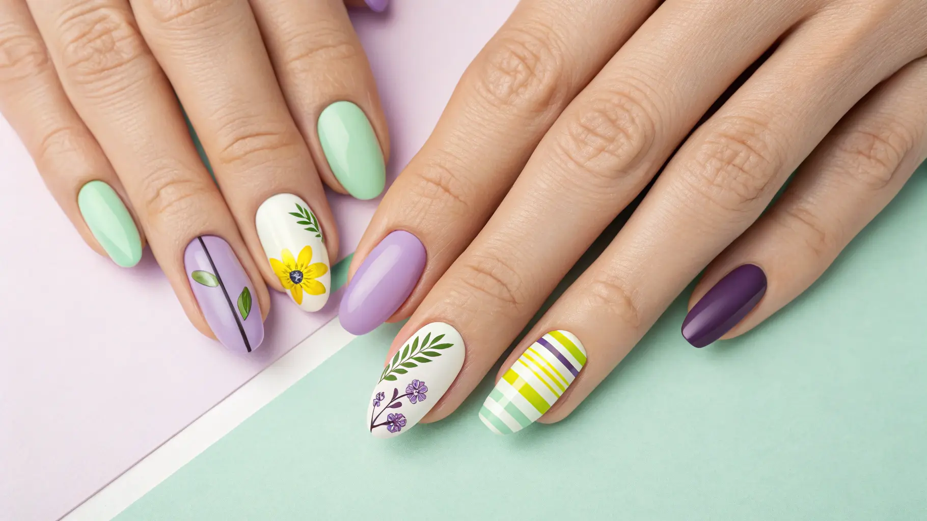What Colors Go With Purple for Nails