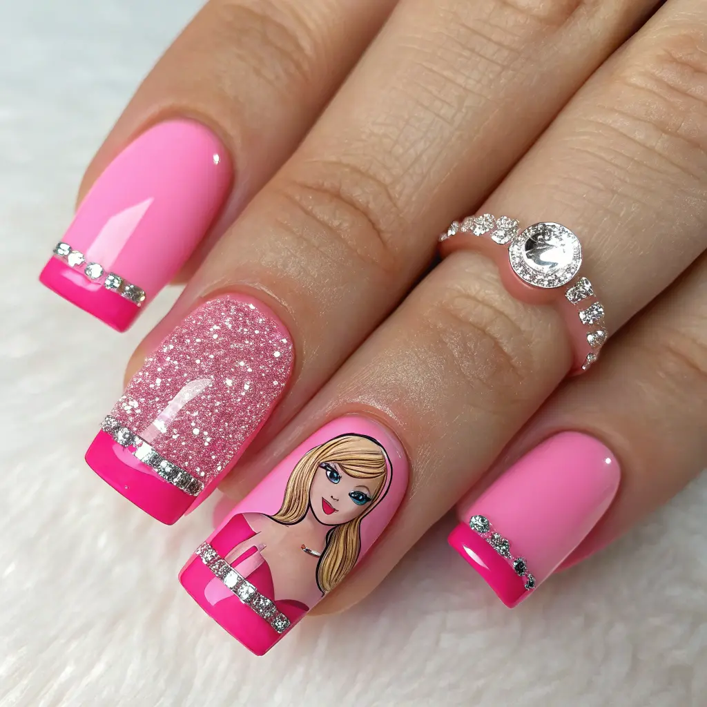 Barbie French Tips