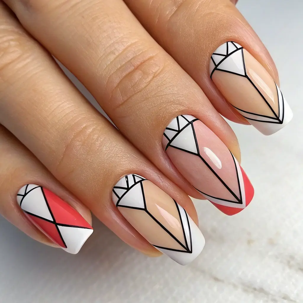 Geometric & Negative Space Tips