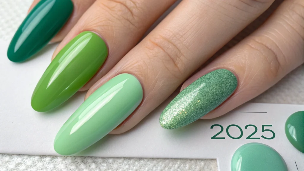 Green Nail Polish 2025