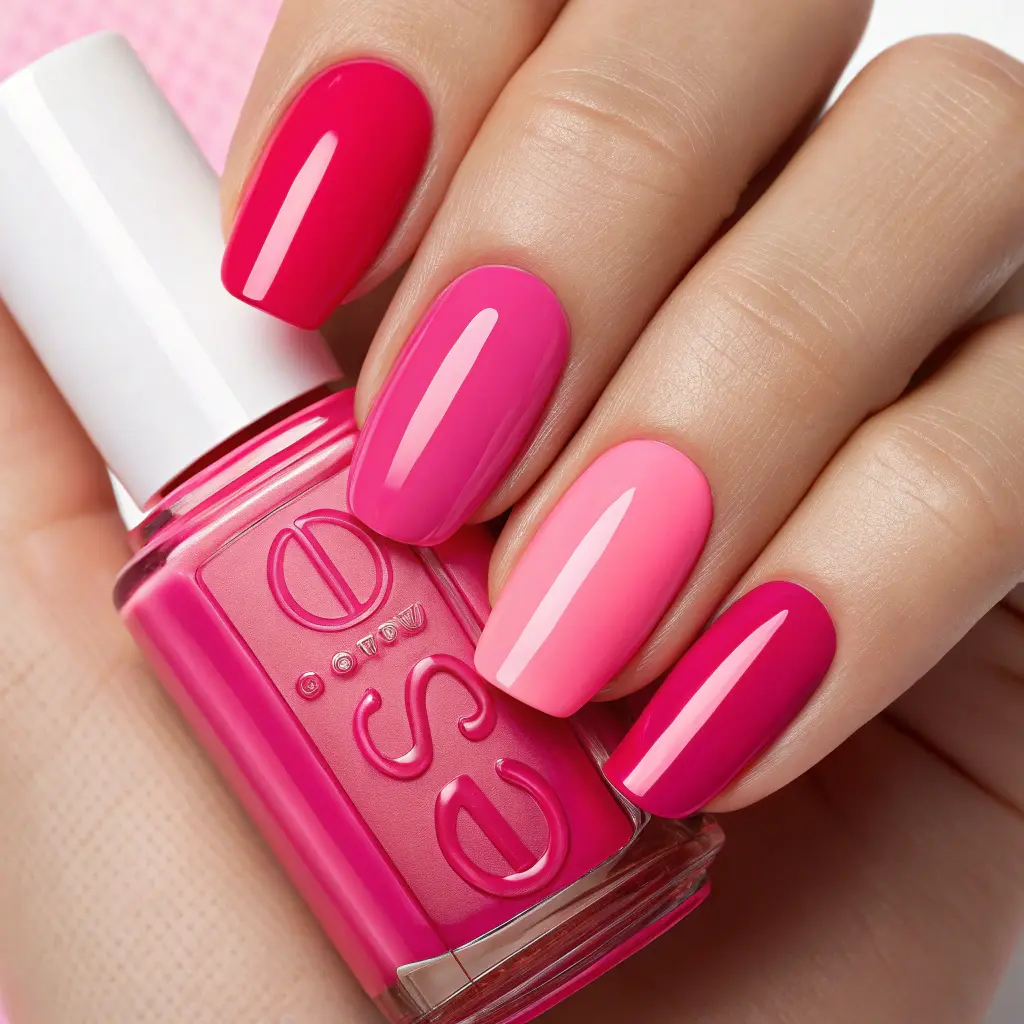 Hot & Vibrant Pinks, with nails