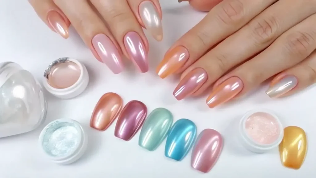 chrome nail powder