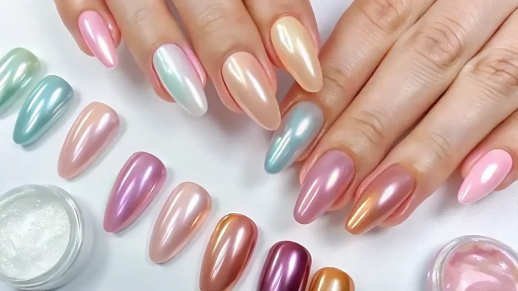 chrome nail powder